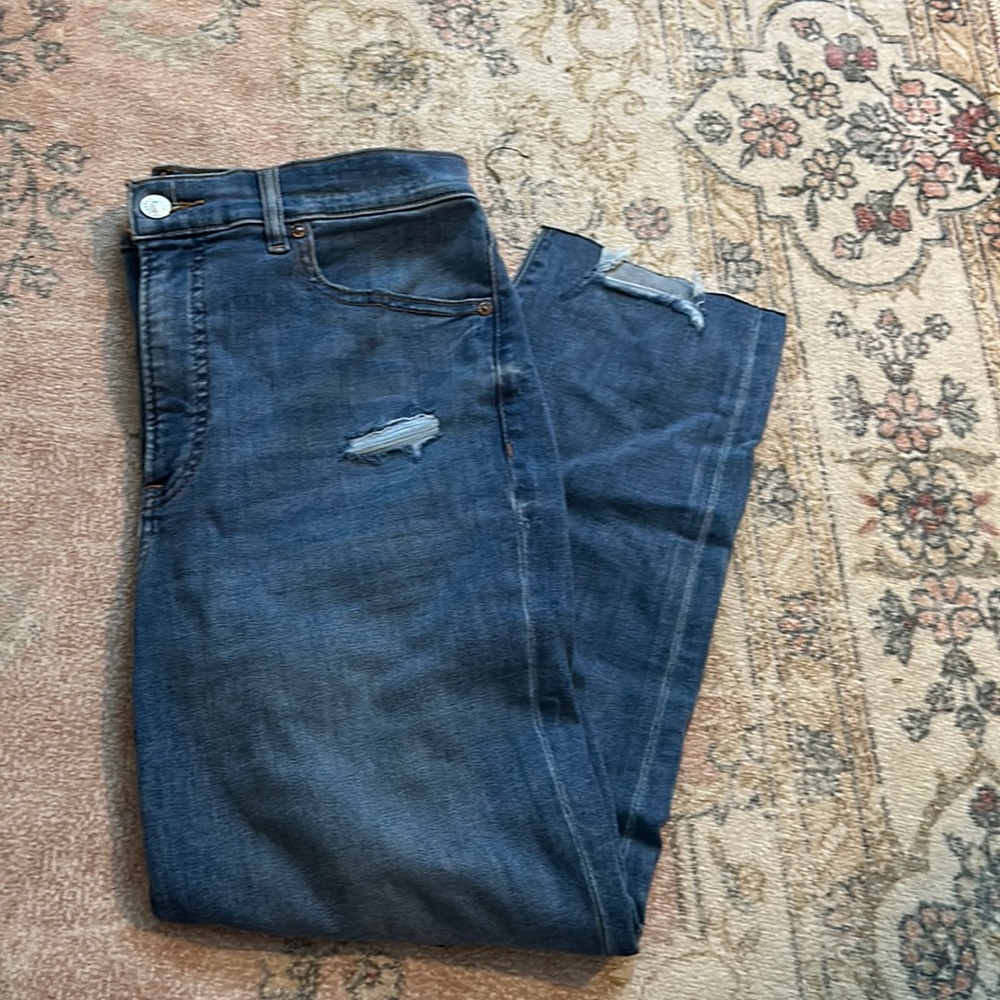 Express Super High Rise Mom Jeans